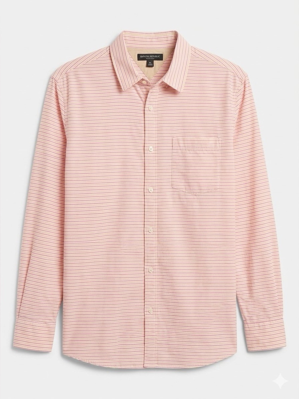 Banana Republic Heritage Tailored Slim Fit Striped Button-Up Shirt | XL